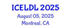 International Conference on E-Learning and Distance Learning (ICELDL) August 05, 2025 - Montreal, Canada