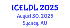 International Conference on E-Learning and Distance Learning (ICELDL) August 30, 2025 - Sydney, Australia