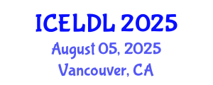 International Conference on E-Learning and Distance Learning (ICELDL) August 05, 2025 - Vancouver, Canada
