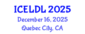 International Conference on E-Learning and Distance Learning (ICELDL) December 16, 2025 - Quebec City, Canada