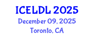 International Conference on E-Learning and Distance Learning (ICELDL) December 09, 2025 - Toronto, Canada