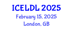 International Conference on E-Learning and Distance Learning (ICELDL) February 15, 2025 - London, United Kingdom