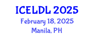 International Conference on E-Learning and Distance Learning (ICELDL) February 18, 2025 - Manila, Philippines