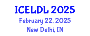 International Conference on E-Learning and Distance Learning (ICELDL) February 22, 2025 - New Delhi, India