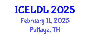 International Conference on E-Learning and Distance Learning (ICELDL) February 11, 2025 - Pattaya, Thailand