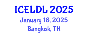International Conference on E-Learning and Distance Learning (ICELDL) January 18, 2025 - Bangkok, Thailand