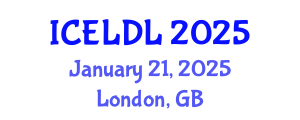 International Conference on E-Learning and Distance Learning (ICELDL) January 21, 2025 - London, United Kingdom
