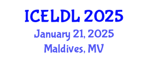 International Conference on E-Learning and Distance Learning (ICELDL) January 21, 2025 - Maldives, Maldives