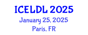 International Conference on E-Learning and Distance Learning (ICELDL) January 25, 2025 - Paris, France