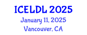 International Conference on E-Learning and Distance Learning (ICELDL) January 11, 2025 - Vancouver, Canada