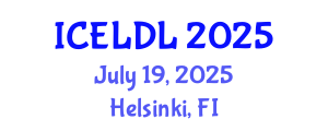 International Conference on E-Learning and Distance Learning (ICELDL) July 19, 2025 - Helsinki, Finland