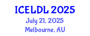 International Conference on E-Learning and Distance Learning (ICELDL) July 21, 2025 - Melbourne, Australia