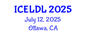 International Conference on E-Learning and Distance Learning (ICELDL) July 12, 2025 - Ottawa, Canada