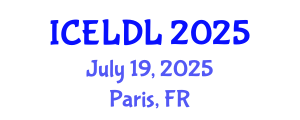 International Conference on E-Learning and Distance Learning (ICELDL) July 19, 2025 - Paris, France