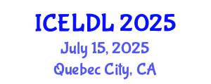 International Conference on E-Learning and Distance Learning (ICELDL) July 15, 2025 - Quebec City, Canada