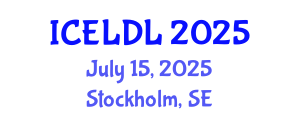 International Conference on E-Learning and Distance Learning (ICELDL) July 15, 2025 - Stockholm, Sweden