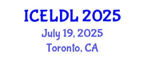 International Conference on E-Learning and Distance Learning (ICELDL) July 19, 2025 - Toronto, Canada