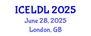 International Conference on E-Learning and Distance Learning (ICELDL) June 28, 2025 - London, United Kingdom