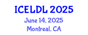 International Conference on E-Learning and Distance Learning (ICELDL) June 14, 2025 - Montreal, Canada