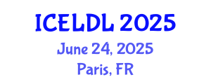 International Conference on E-Learning and Distance Learning (ICELDL) June 24, 2025 - Paris, France