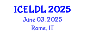 International Conference on E-Learning and Distance Learning (ICELDL) June 03, 2025 - Rome, Italy