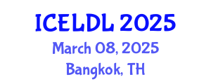 International Conference on E-Learning and Distance Learning (ICELDL) March 08, 2025 - Bangkok, Thailand