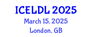 International Conference on E-Learning and Distance Learning (ICELDL) March 15, 2025 - London, United Kingdom