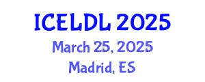 International Conference on E-Learning and Distance Learning (ICELDL) March 25, 2025 - Madrid, Spain