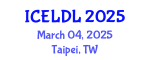 International Conference on E-Learning and Distance Learning (ICELDL) March 04, 2025 - Taipei, Taiwan