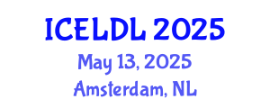 International Conference on E-Learning and Distance Learning (ICELDL) May 13, 2025 - Amsterdam, Netherlands