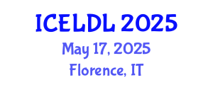 International Conference on E-Learning and Distance Learning (ICELDL) May 17, 2025 - Florence, Italy