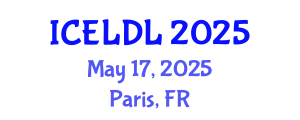International Conference on E-Learning and Distance Learning (ICELDL) May 17, 2025 - Paris, France