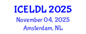 International Conference on E-Learning and Distance Learning (ICELDL) November 04, 2025 - Amsterdam, Netherlands