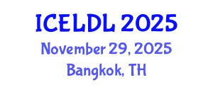 International Conference on E-Learning and Distance Learning (ICELDL) November 29, 2025 - Bangkok, Thailand