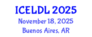 International Conference on E-Learning and Distance Learning (ICELDL) November 18, 2025 - Buenos Aires, Argentina