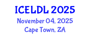 International Conference on E-Learning and Distance Learning (ICELDL) November 04, 2025 - Cape Town, South Africa