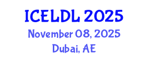 International Conference on E-Learning and Distance Learning (ICELDL) November 08, 2025 - Dubai, United Arab Emirates