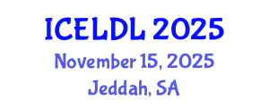 International Conference on E-Learning and Distance Learning (ICELDL) November 15, 2025 - Jeddah, Saudi Arabia