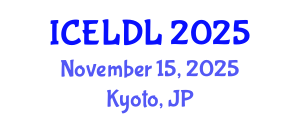 International Conference on E-Learning and Distance Learning (ICELDL) November 15, 2025 - Kyoto, Japan