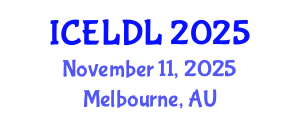 International Conference on E-Learning and Distance Learning (ICELDL) November 11, 2025 - Melbourne, Australia