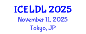 International Conference on E-Learning and Distance Learning (ICELDL) November 11, 2025 - Tokyo, Japan
