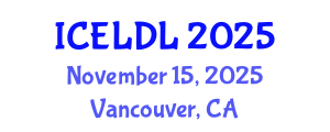 International Conference on E-Learning and Distance Learning (ICELDL) November 15, 2025 - Vancouver, Canada