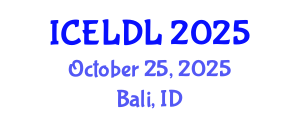 International Conference on E-Learning and Distance Learning (ICELDL) October 25, 2025 - Bali, Indonesia