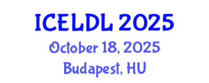 International Conference on E-Learning and Distance Learning (ICELDL) October 18, 2025 - Budapest, Hungary