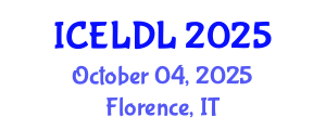 International Conference on E-Learning and Distance Learning (ICELDL) October 04, 2025 - Florence, Italy