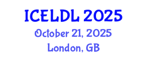 International Conference on E-Learning and Distance Learning (ICELDL) October 21, 2025 - London, United Kingdom