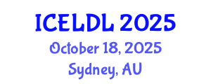 International Conference on E-Learning and Distance Learning (ICELDL) October 18, 2025 - Sydney, Australia
