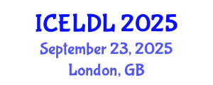 International Conference on E-Learning and Distance Learning (ICELDL) September 23, 2025 - London, United Kingdom
