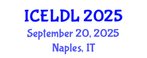 International Conference on E-Learning and Distance Learning (ICELDL) September 20, 2025 - Naples, Italy