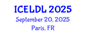 International Conference on E-Learning and Distance Learning (ICELDL) September 20, 2025 - Paris, France